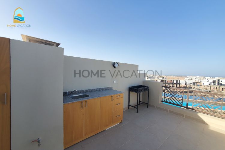 two bedroom apartment pool view for rent makadi heights roof (3)_26cf3_lg